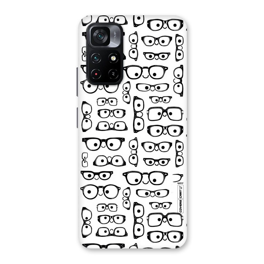 Nerdy Specs Back Case for Poco M4 Pro 5G