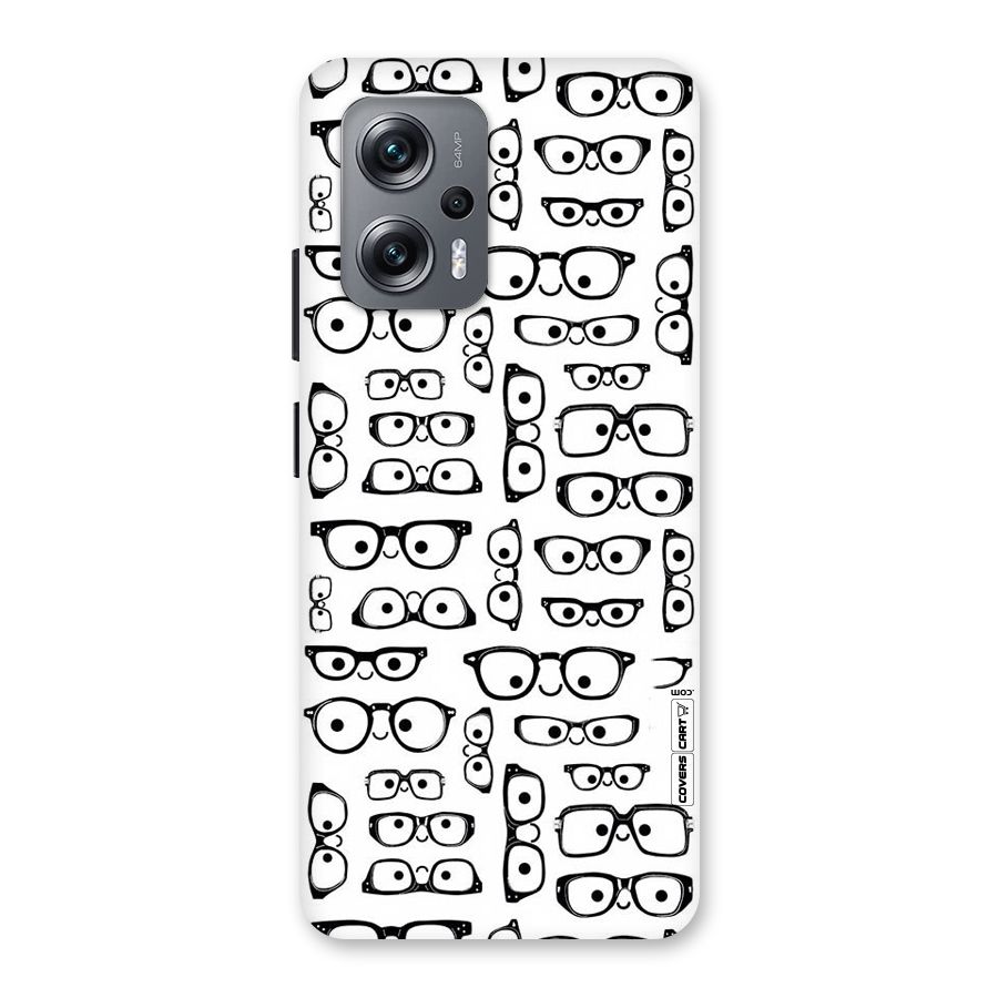 Nerdy Specs Back Case for Redmi K50i