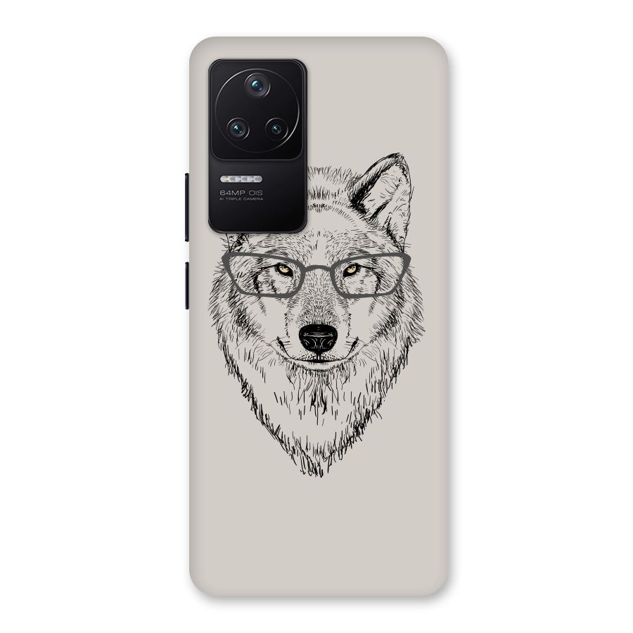 Nerdy Wolf Back Case for Poco F4 5G