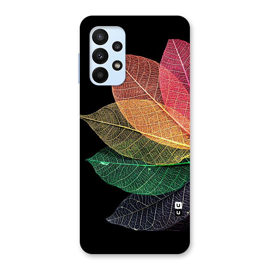 Net Leaf Color Design Back Case for Galaxy A23