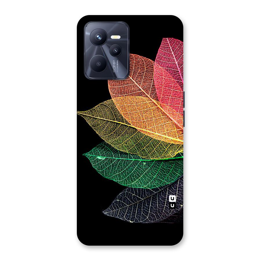 Net Leaf Color Design Back Case for Realme C35