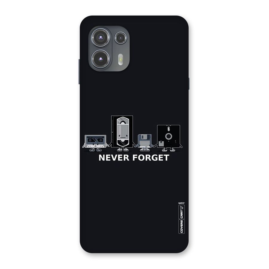 Never Forget Back Case for Motorola Edge 20 Fusion