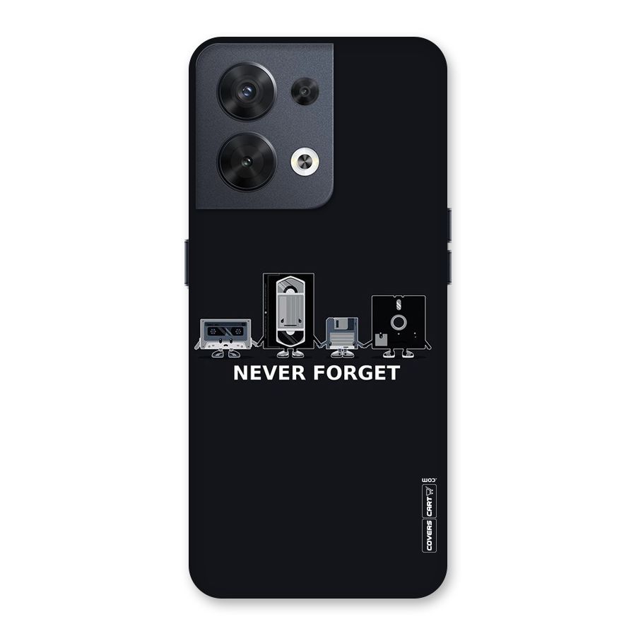 Never Forget Back Case for Oppo Reno8 5G