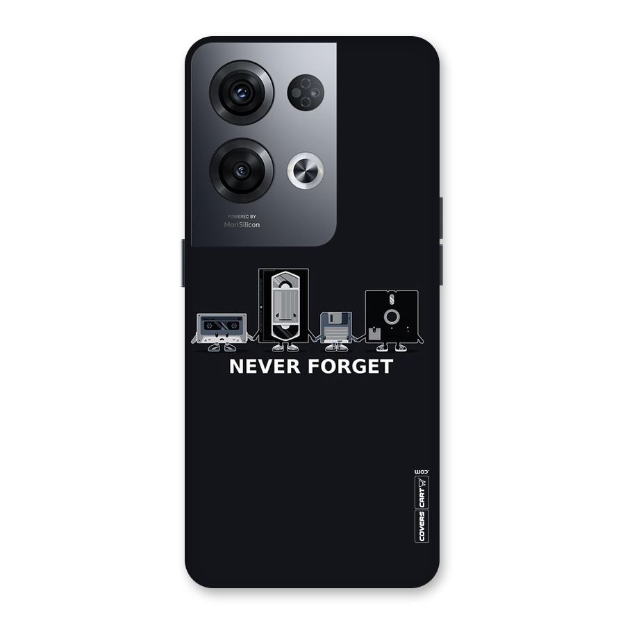Never Forget Back Case for Oppo Reno8 Pro 5G