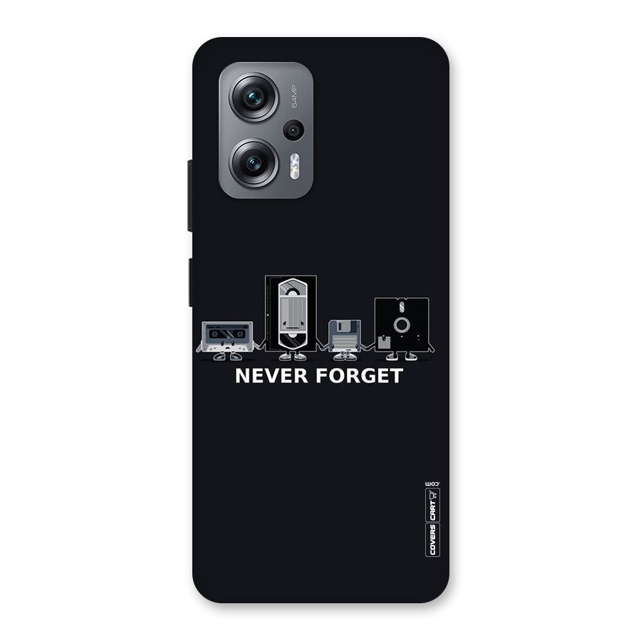 Never Forget Back Case for Redmi K50i