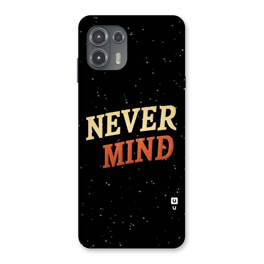 Never Mind Design Back Case for Motorola Edge 20 Fusion