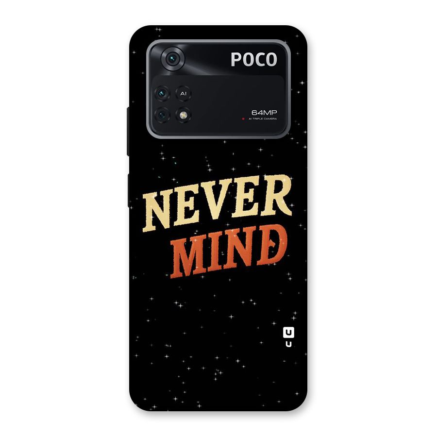 Never Mind Design Back Case for Poco M4 Pro 4G