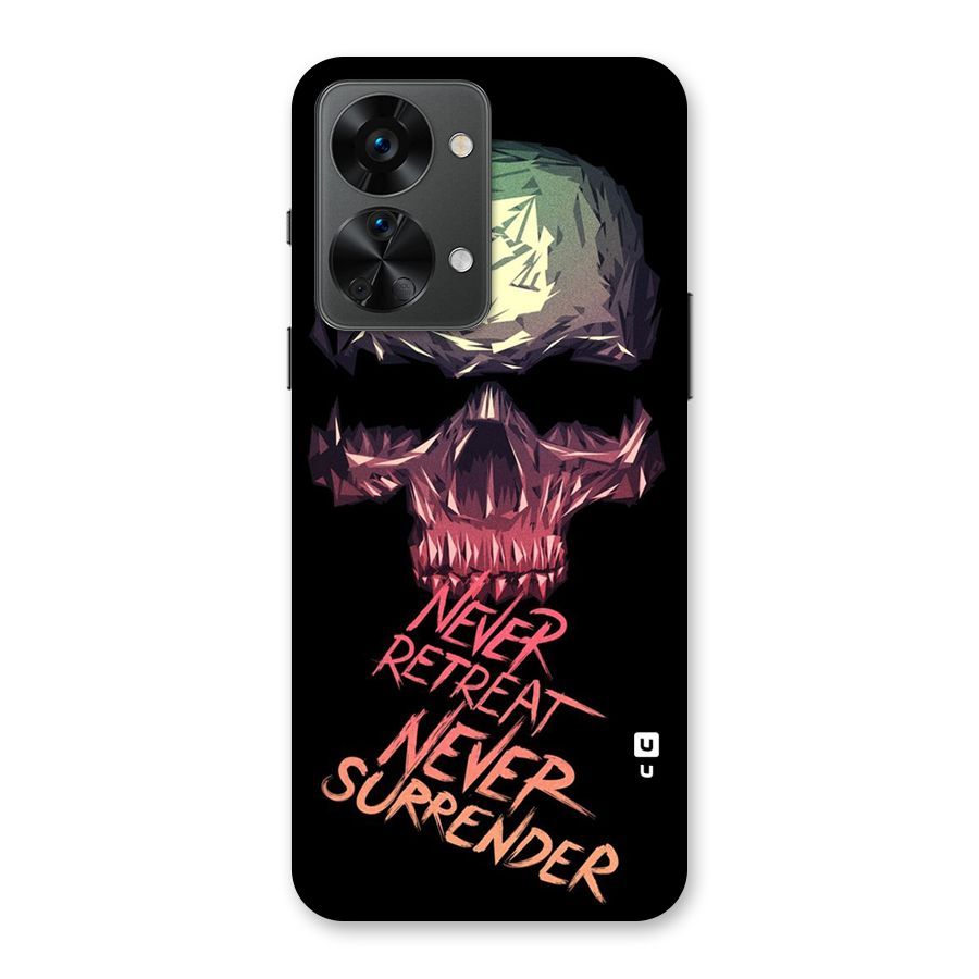 Never Retreat Back Case for OnePlus Nord 2T