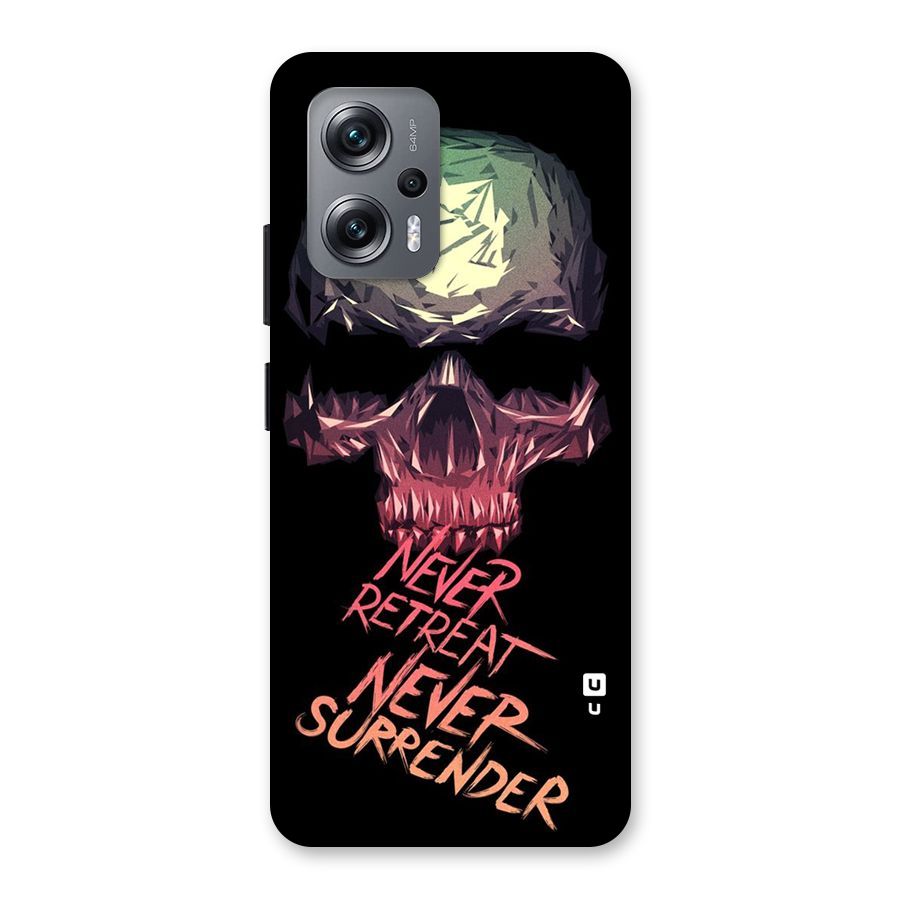 Never Retreat Back Case for Redmi K50i