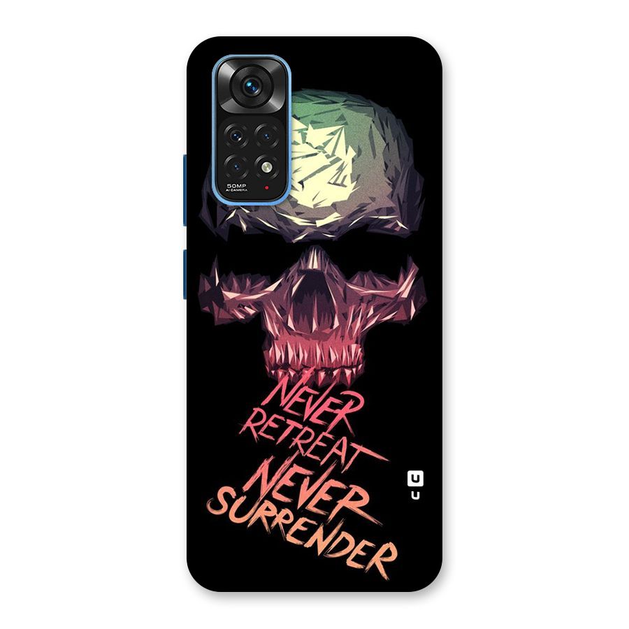 Never Retreat Back Case for Redmi Note 11S