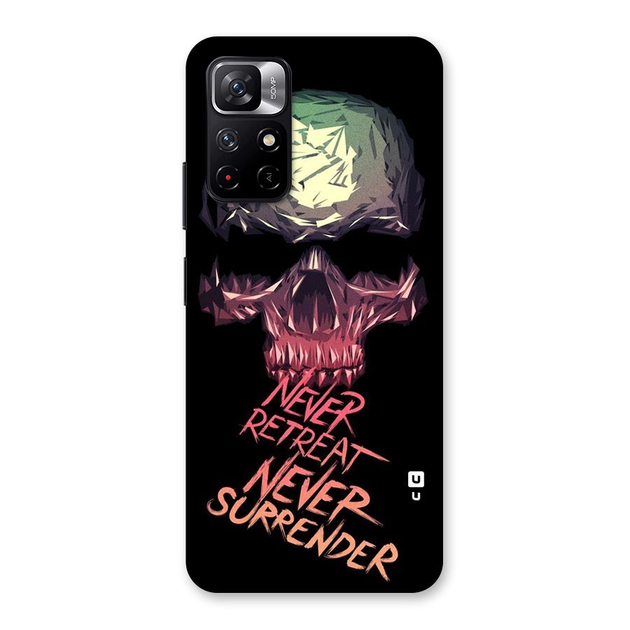Never Retreat Back Case for Redmi Note 11T 5G