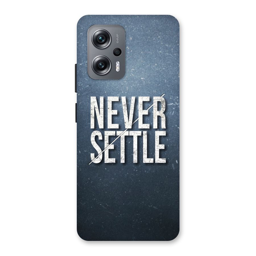 Never Settle Back Case for Redmi K50i