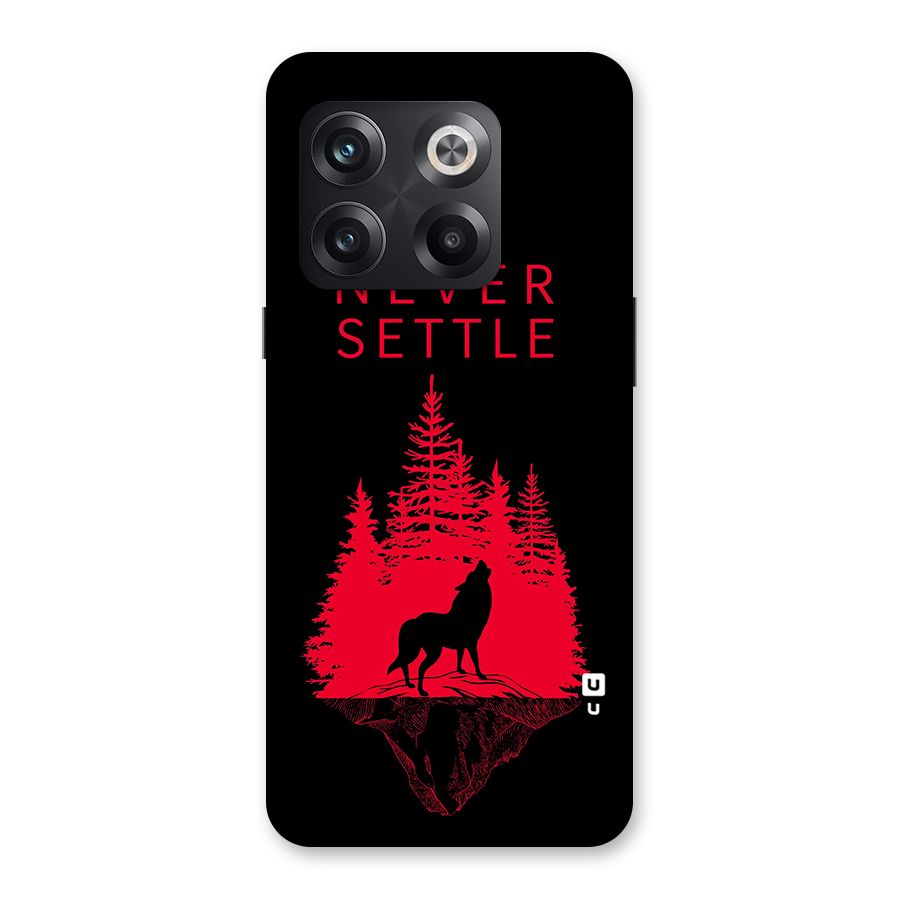 Never Settle Wolf Back Case for OnePlus 10T