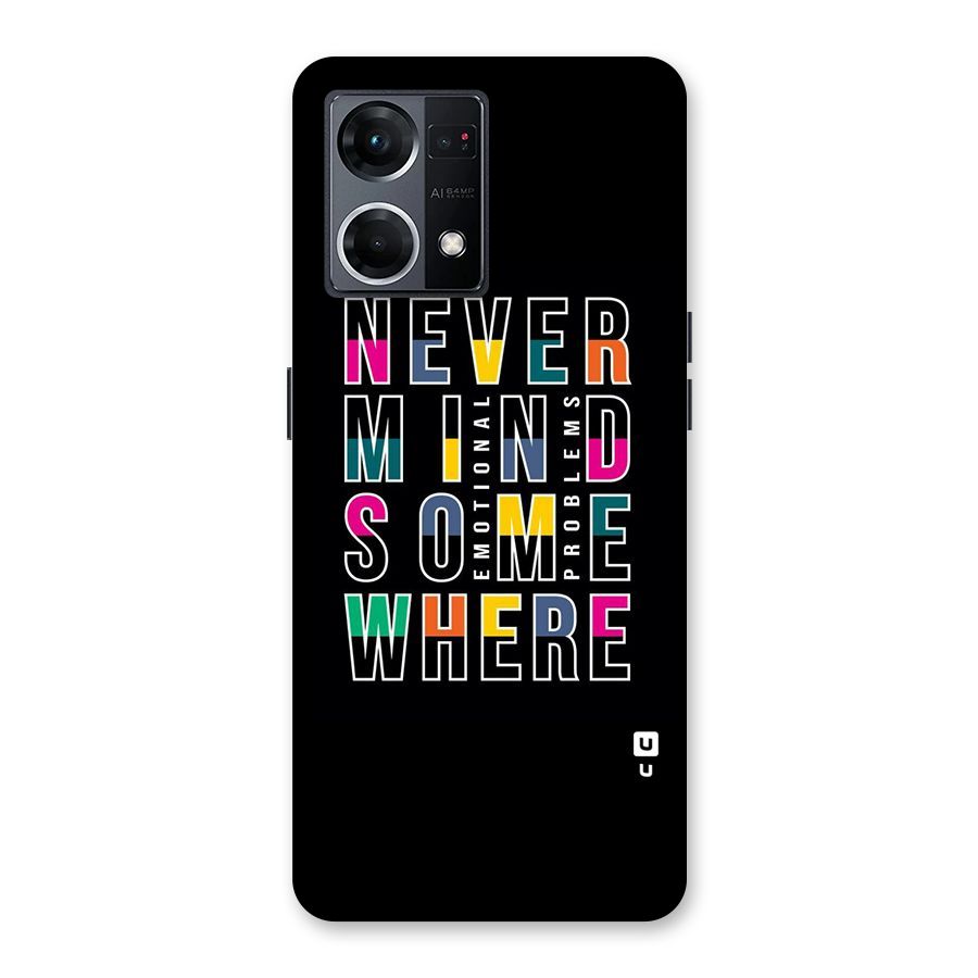 Nevermind Somewhere Glass Back Case for Oppo F21 Pro 5G