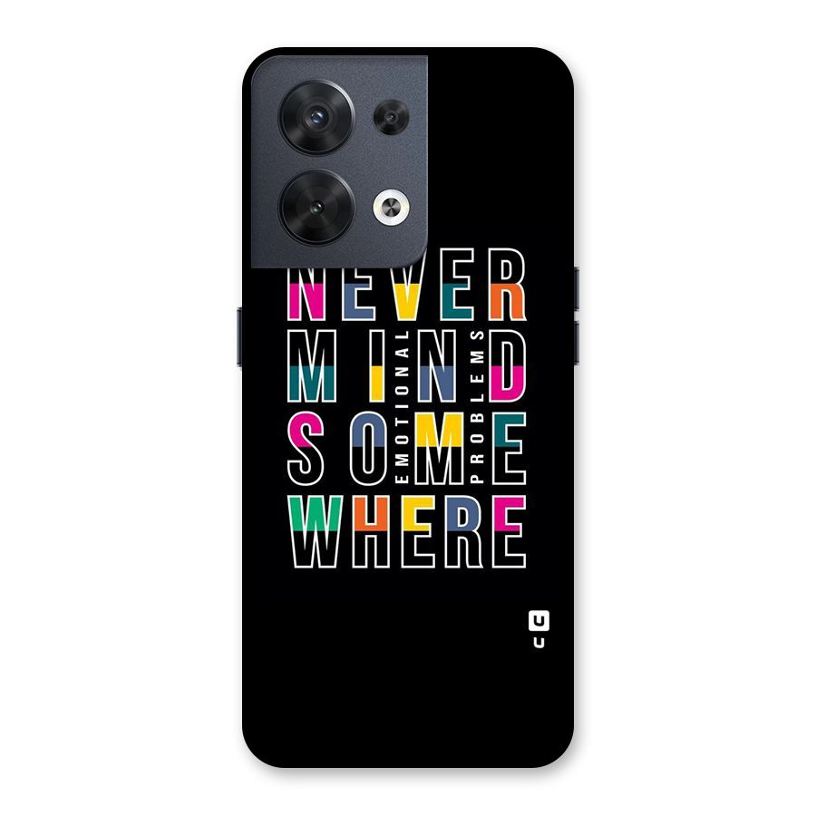 Nevermind Somewhere Back Case for Oppo Reno8 5G
