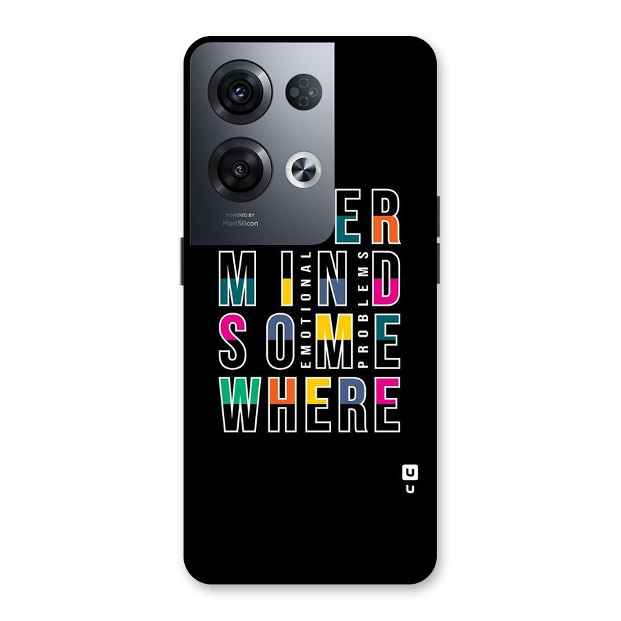 Nevermind Somewhere Back Case for Oppo Reno8 Pro 5G