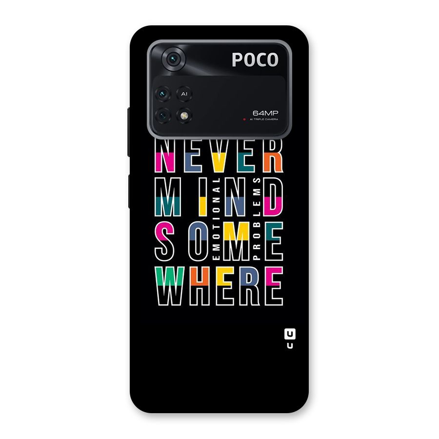 Nevermind Somewhere Back Case for Poco M4 Pro 4G