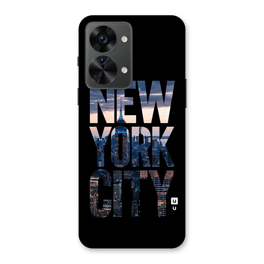 New York City Back Case for OnePlus Nord 2T