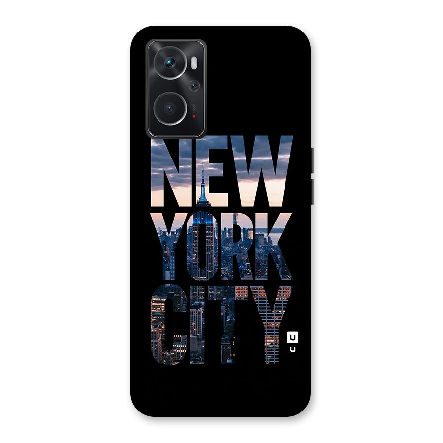 New York City Back Case for Oppo K10 4G