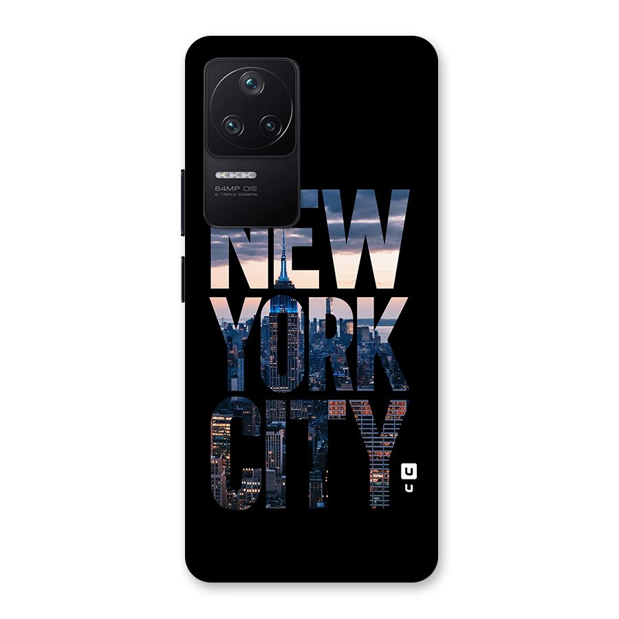 New York City Back Case for Poco F4 5G