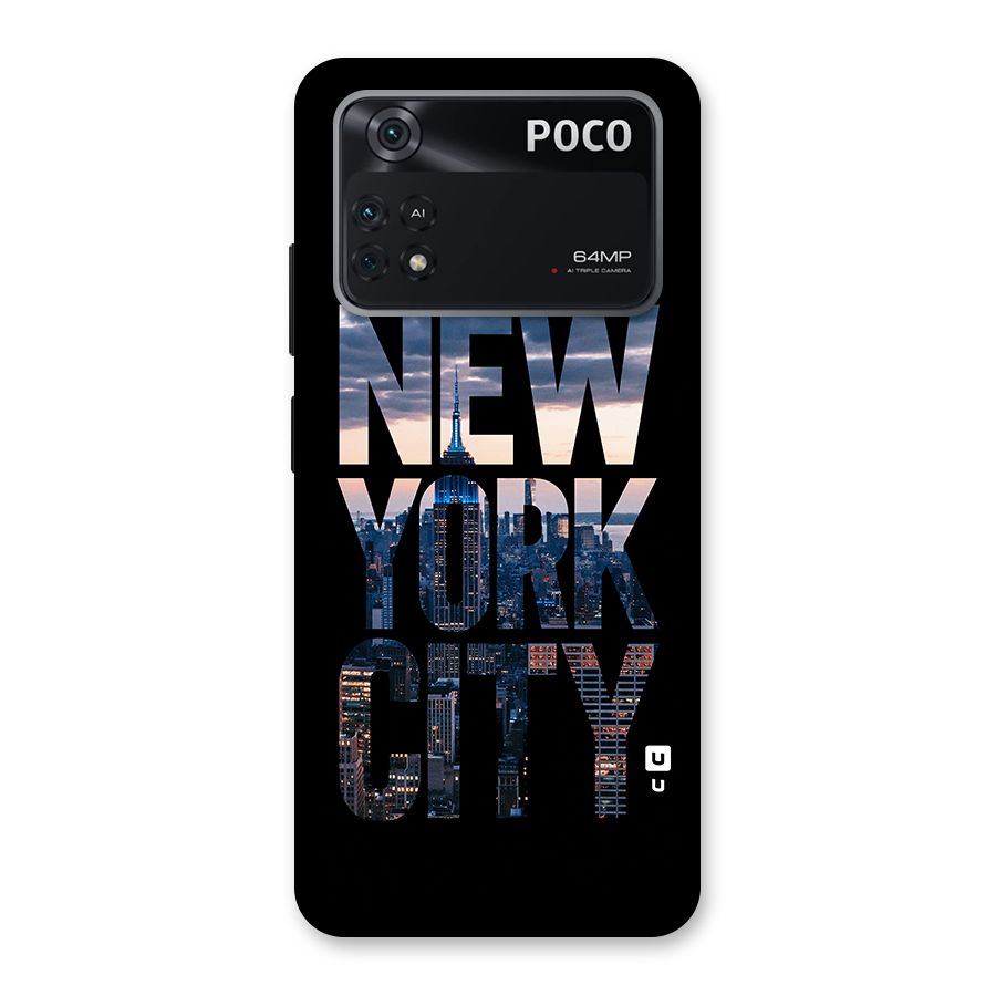 New York City Back Case for Poco M4 Pro 4G