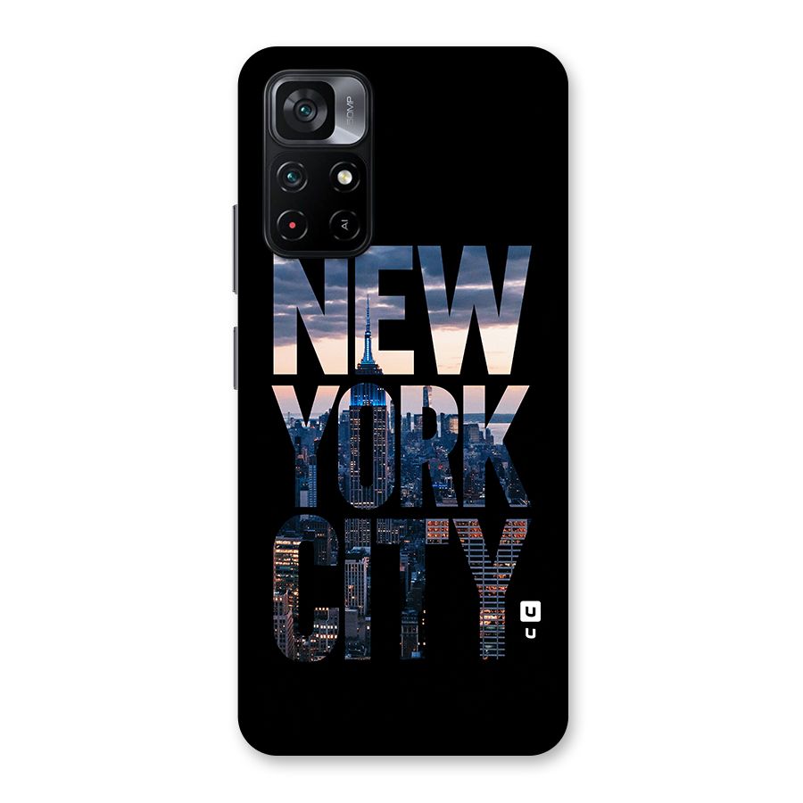 New York City Back Case for Poco M4 Pro 5G