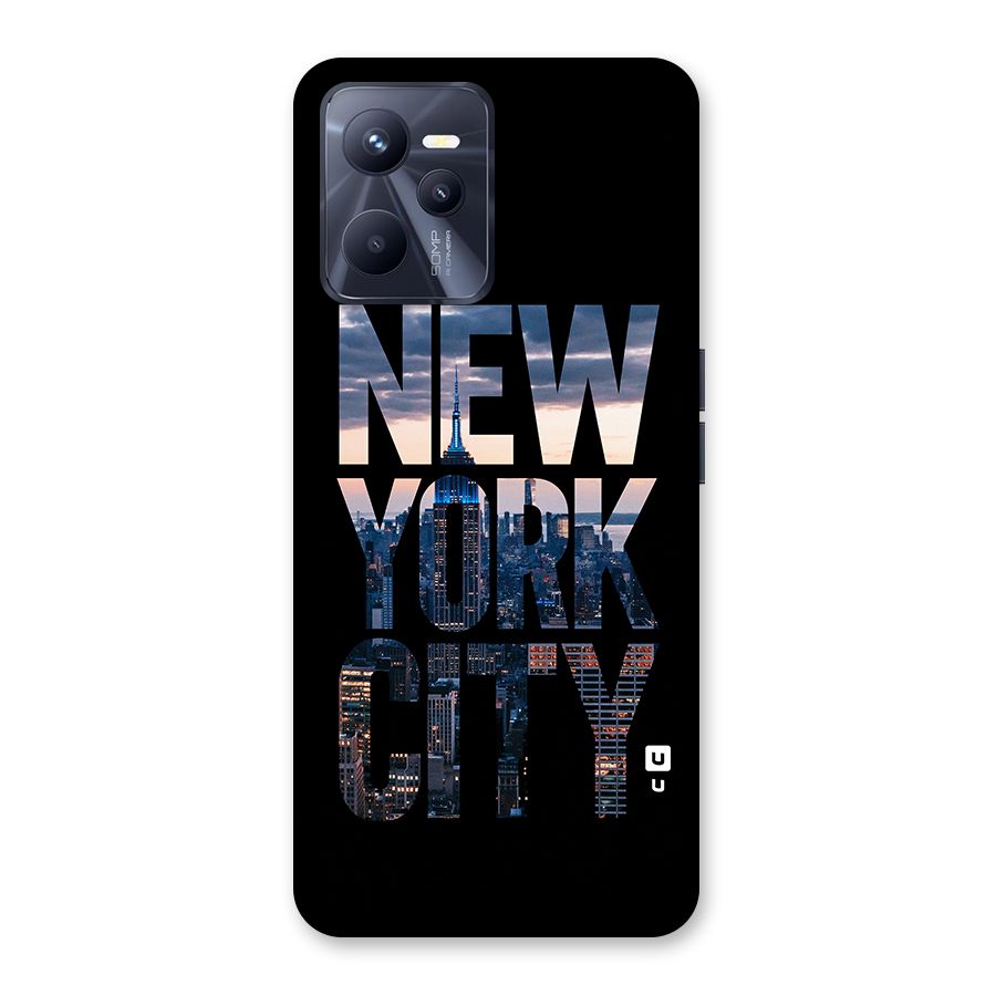 New York City Back Case for Realme C35