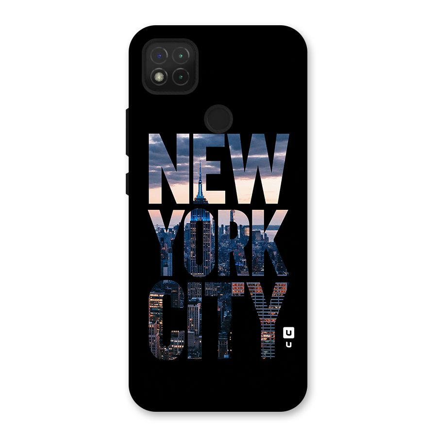 New York City Back Case for Redmi 9 Activ