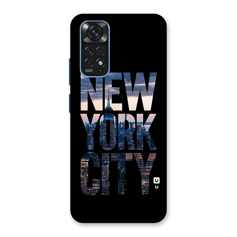 New York City Back Case for Redmi Note 11S