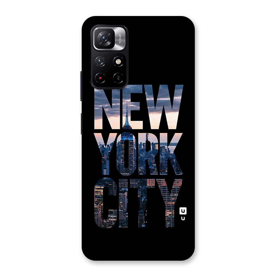 New York City Back Case for Redmi Note 11T 5G