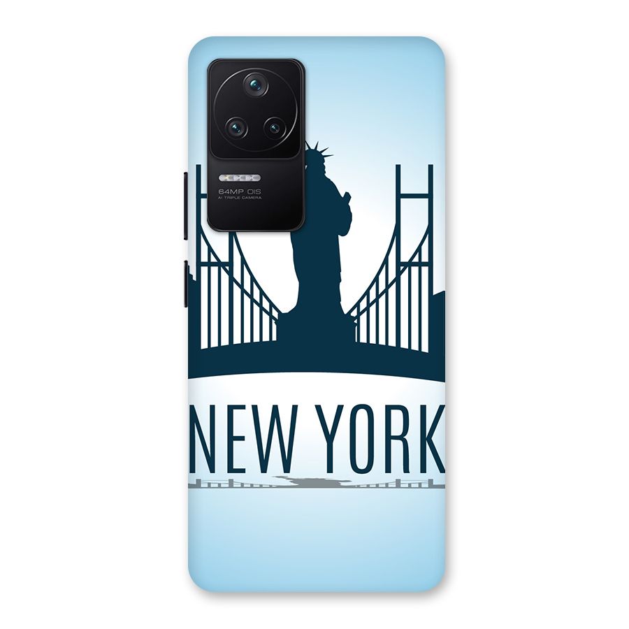 New York Skyline Back Case for Poco F4 5G