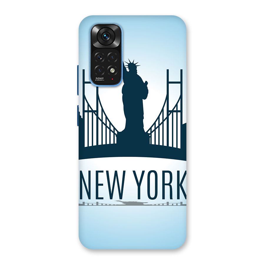 New York Skyline Back Case for Redmi Note 11S