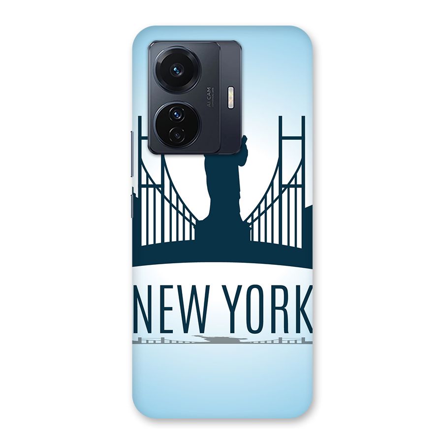 New York Skyline Back Case for Vivo T1 Pro