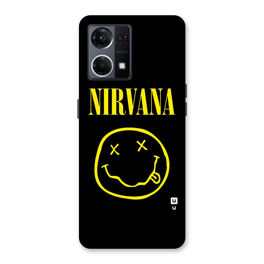 Nirvana Smiley Glass Back Case for Oppo F21 Pro 5G