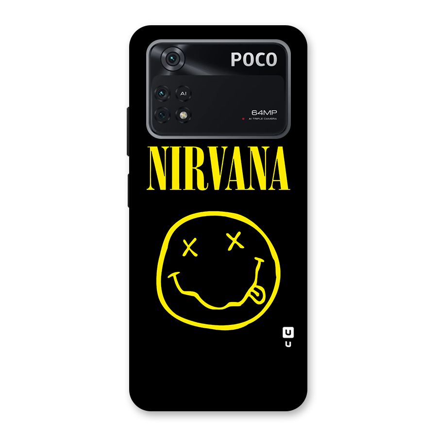 Nirvana Smiley Back Case for Poco M4 Pro 4G