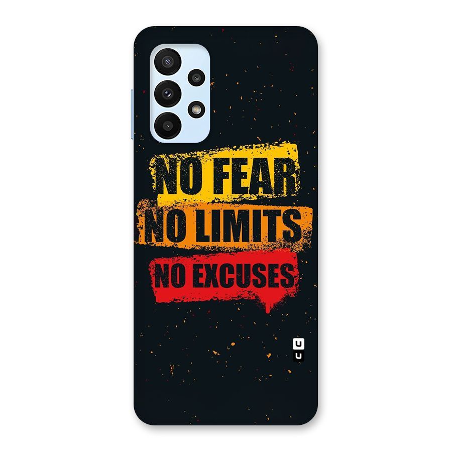 No Fear No Limits Back Case for Galaxy A23