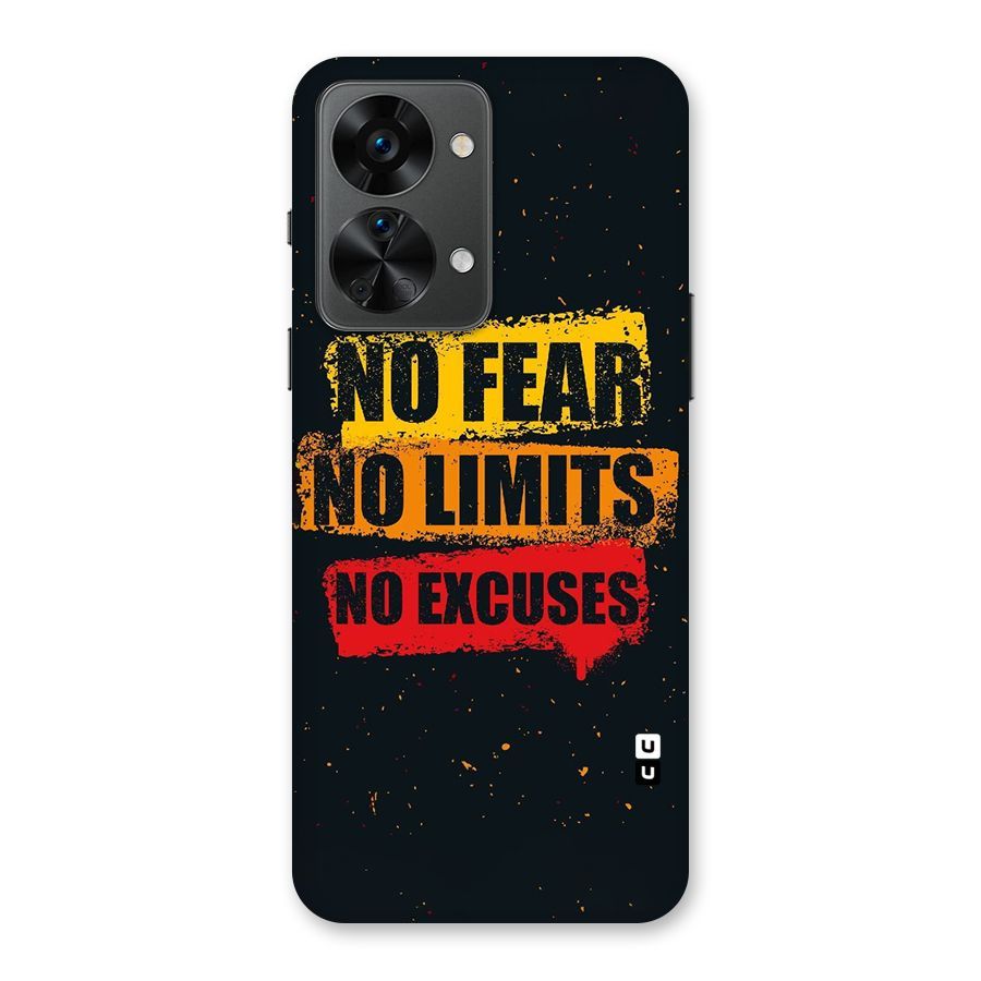 No Fear No Limits Back Case for OnePlus Nord 2T
