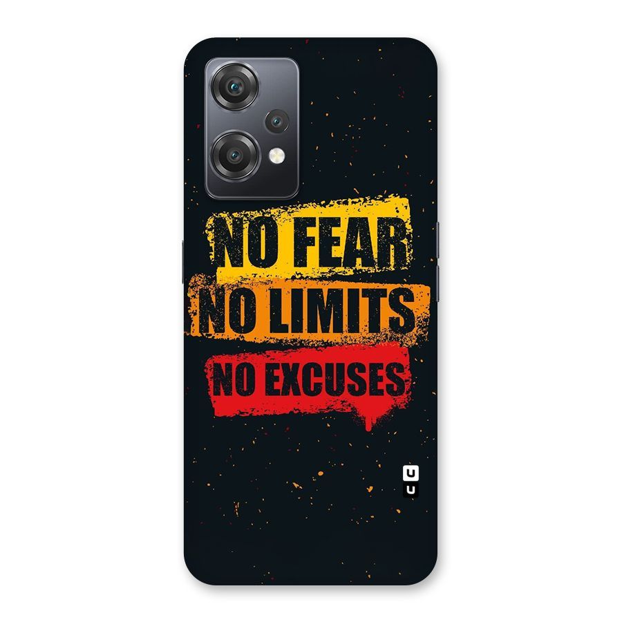 No Fear No Limits Back Case for OnePlus Nord CE 2 Lite 5G