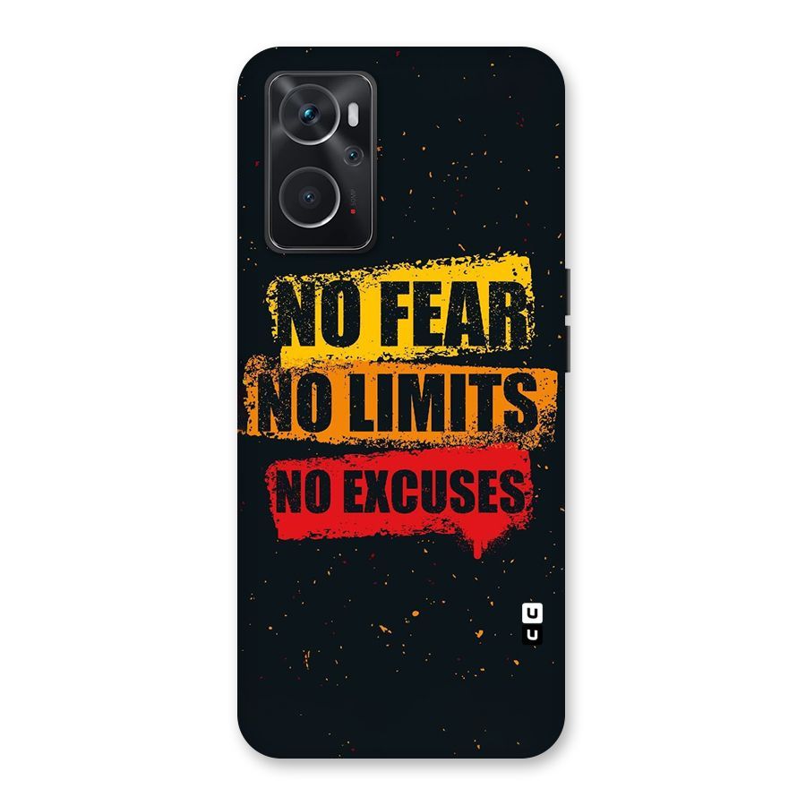 No Fear No Limits Back Case for Oppo K10 4G