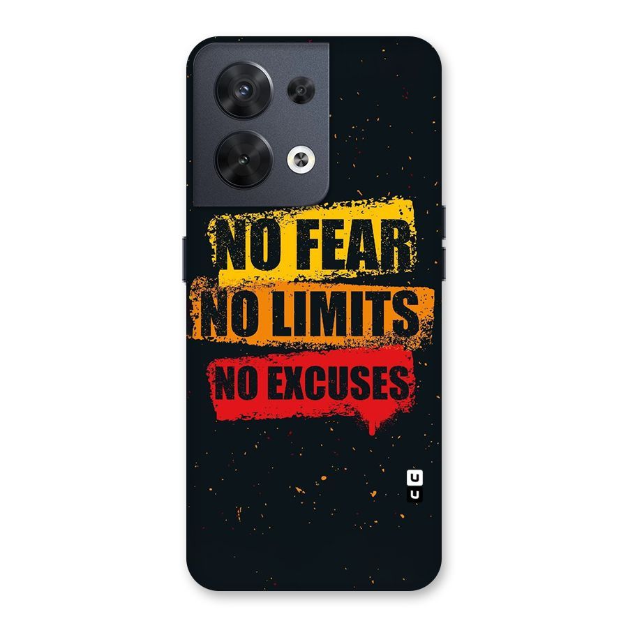 No Fear No Limits Back Case for Oppo Reno8 5G