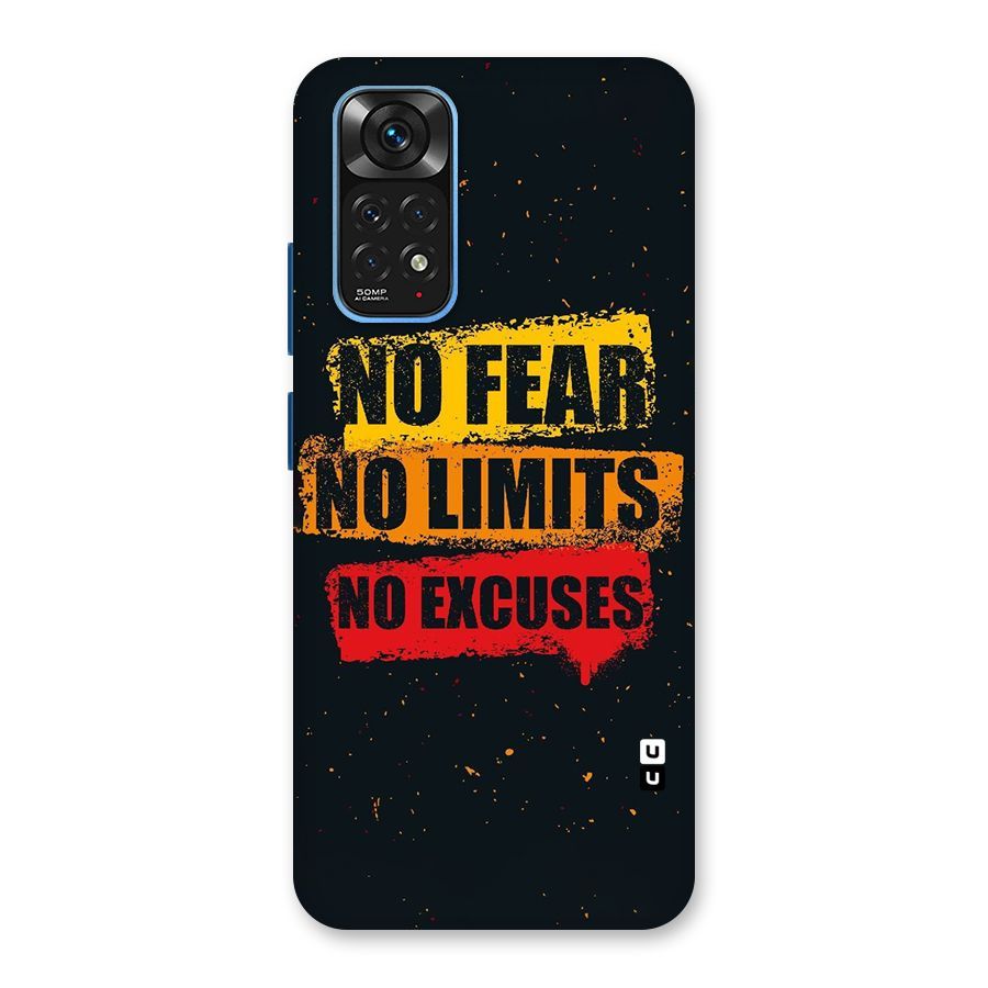 No Fear No Limits Back Case for Redmi Note 11S