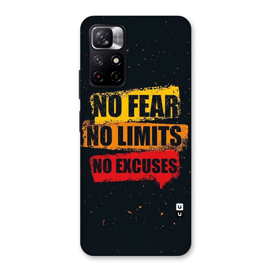 No Fear No Limits Back Case for Redmi Note 11T 5G