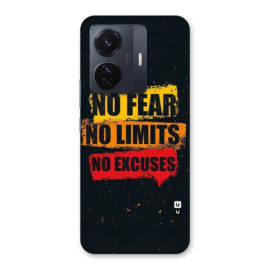 No Fear No Limits Back Case for Vivo T1 Pro