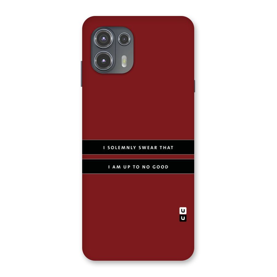 No Good Swear Back Case for Motorola Edge 20 Fusion