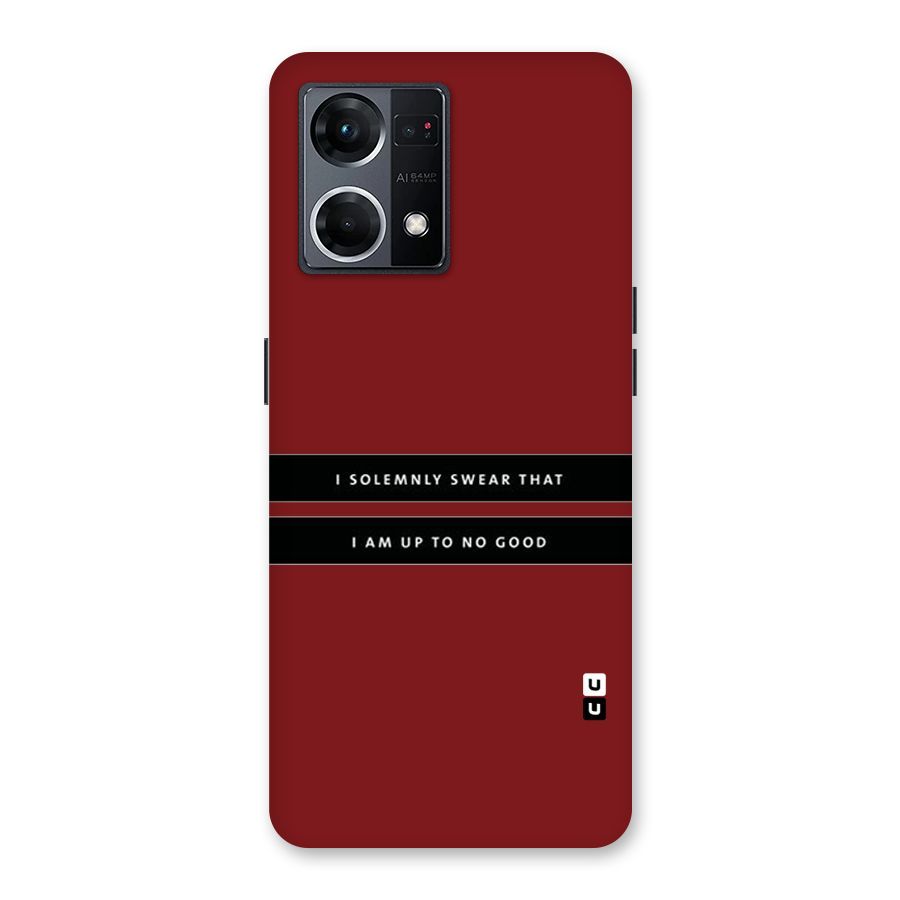 No Good Swear Glass Back Case for Oppo F21 Pro 5G