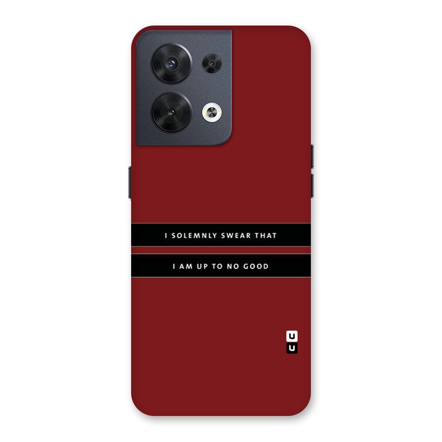 No Good Swear Back Case for Oppo Reno8 5G
