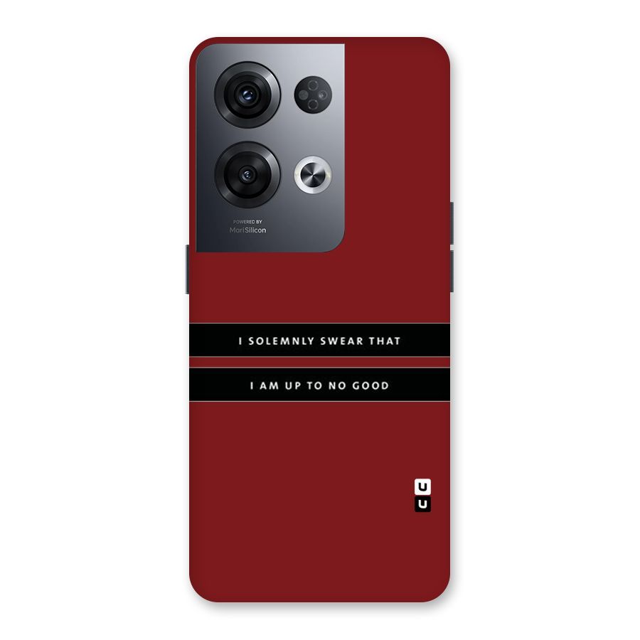 No Good Swear Back Case for Oppo Reno8 Pro 5G