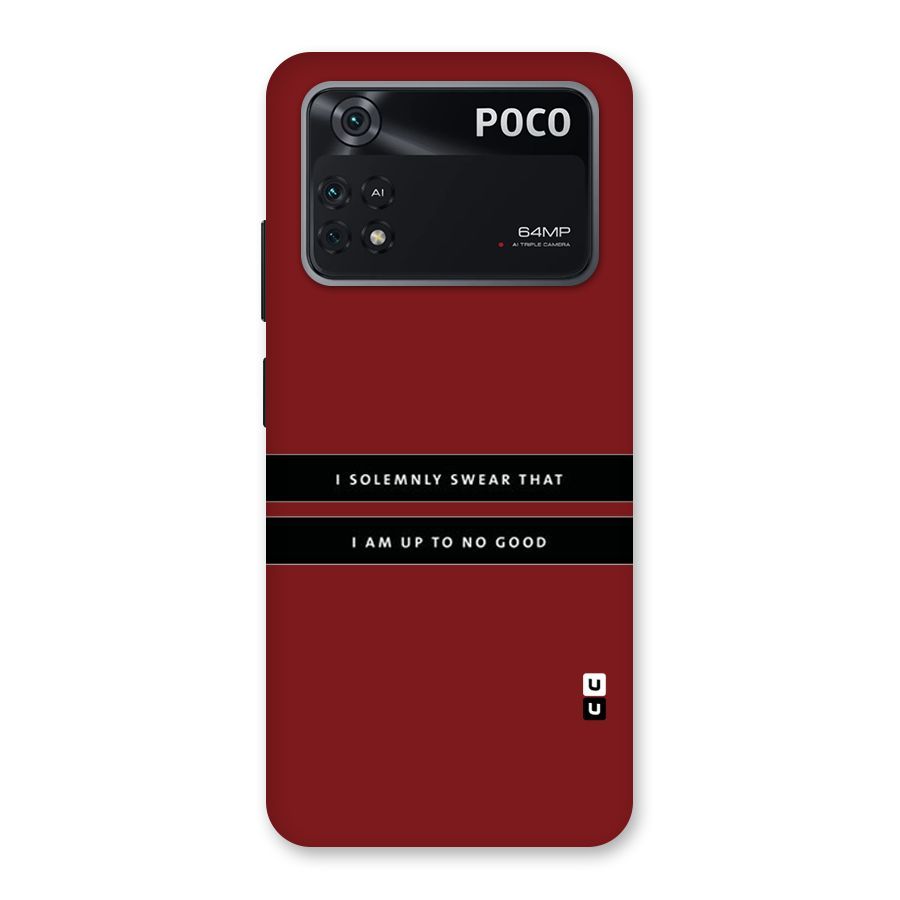 No Good Swear Back Case for Poco M4 Pro 4G