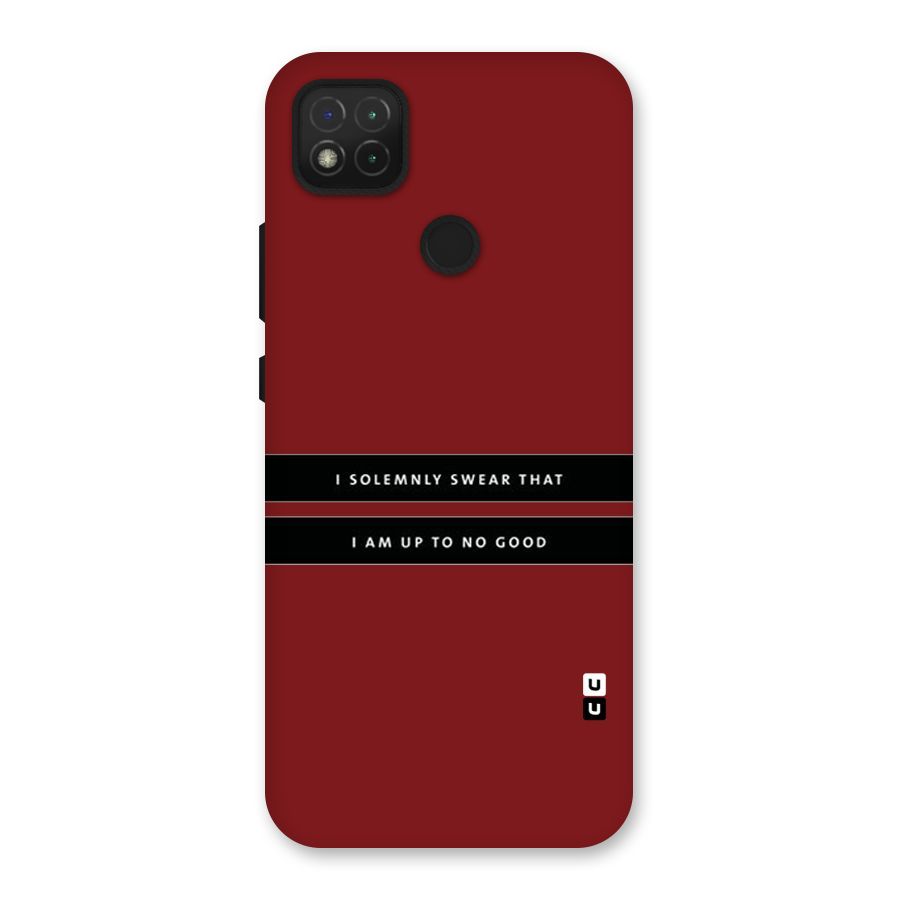 No Good Swear Back Case for Redmi 9 Activ