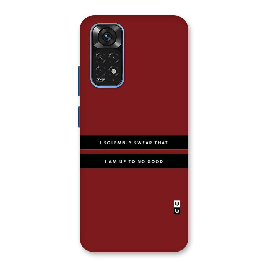 No Good Swear Back Case for Redmi Note 11S